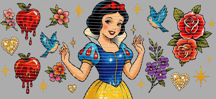 16oz Disney style-D-3145